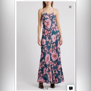 Farm Rio: Flower Delicacy Paisley Slipdress